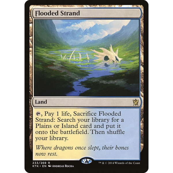 Magic: The Gathering Flooded Strand (233) Lightly Played