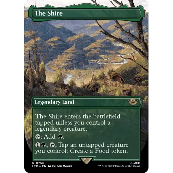 Magic: The Gathering The Shire (Borderless) (345) Lightly Played