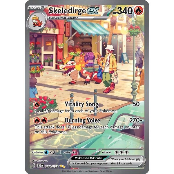 Pokemon Skeledirge ex (258) Near Mint Holofoil