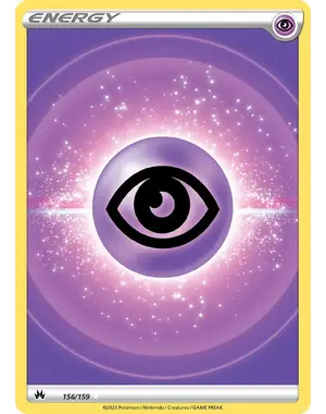 Pokemon Psychic Energy (Texture Full Art) (156) Lightly Played Holofoil