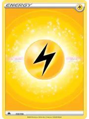 Pokemon Lightning Energy (Texture Full Art) (155) Lighlty Played Holofoil
