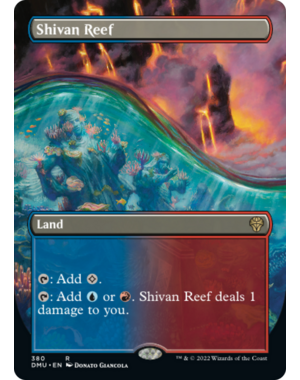 Magic: The Gathering Shivan Reef (Borderless) (380) Lightly Played