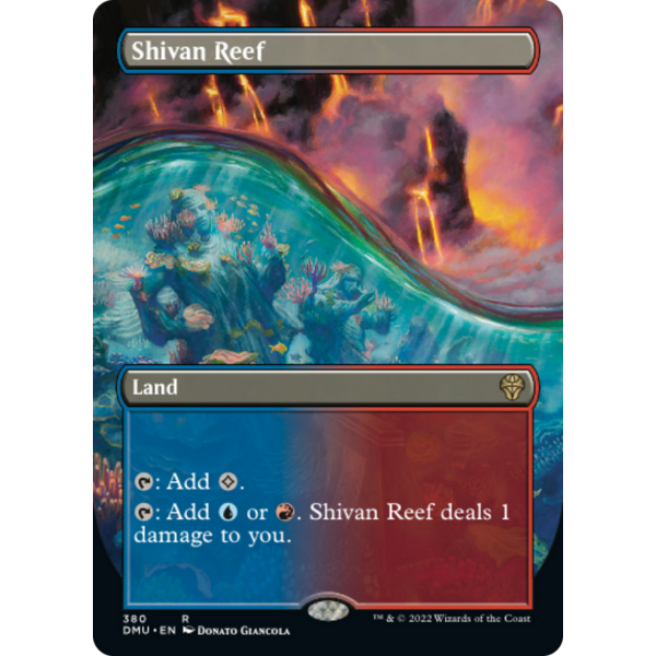 Magic: The Gathering Shivan Reef (Borderless) (380) Lightly Played
