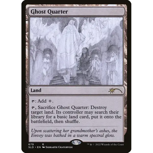 Magic: The Gathering Ghost Quarter (679) Lightly Played Foil