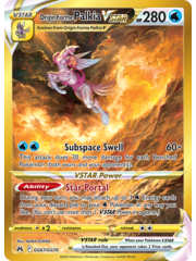 Pokemon Origin Forme Palkia VSTAR (Secret) (GG67) Near Mint Holofoil