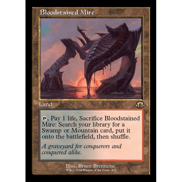 Magic: The Gathering Bloodstained Mire (Retro Frame) (435) Near Mint