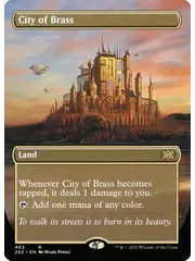 Magic: The Gathering City of Brass (Borderless) (403) Near Mint