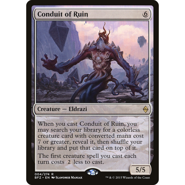 Magic: The Gathering Conduit of Ruin (004) Lightly Played