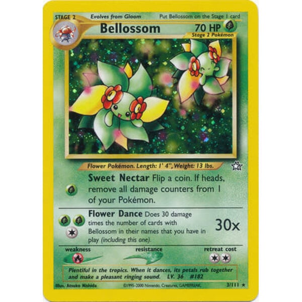 Pokemon Bellossom (003) UNL Damaged Holofoil