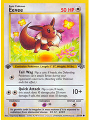 Pokemon Eevee (051) 1st ED Moderately Played