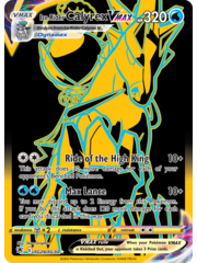 Pokemon Ice Rider Calyrex VMAX (Secret) (TG29) Lightly Played Holofoil