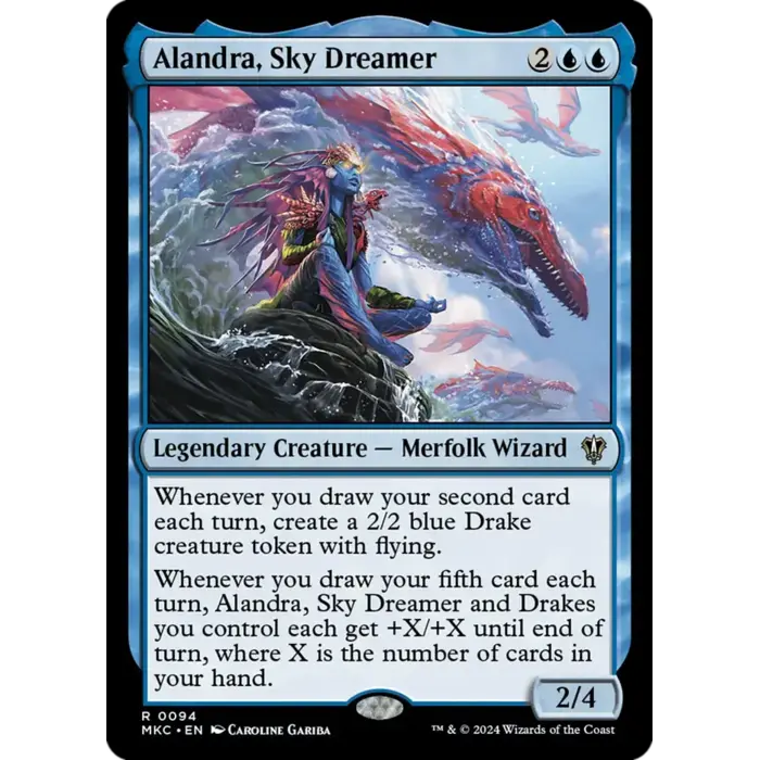 Magic: The Gathering Alandra, Sky Dreamer (094) Lightly Played