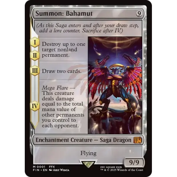 Magic: The Gathering Summon: Bahamut (001) Near Mint