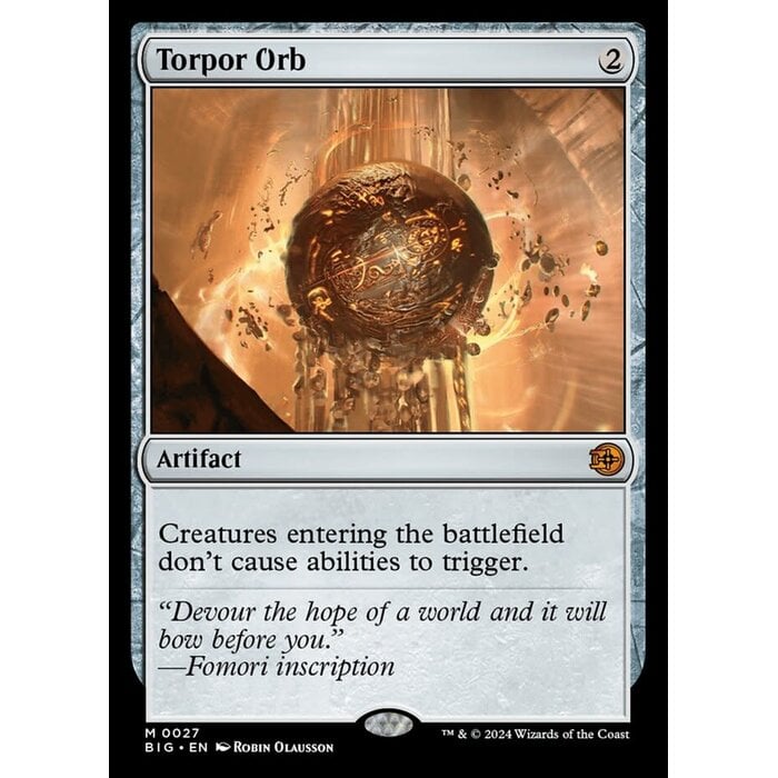 Magic: The Gathering Torpor Orb (027) Lightly Played