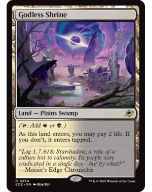 Magic: The Gathering Godless Shrine (254) Lightly Played Foil