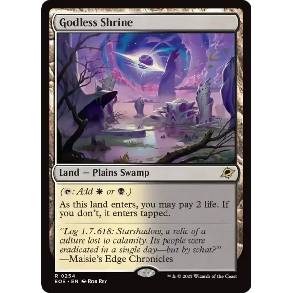 Magic: The Gathering Godless Shrine (254) Lightly Played Foil