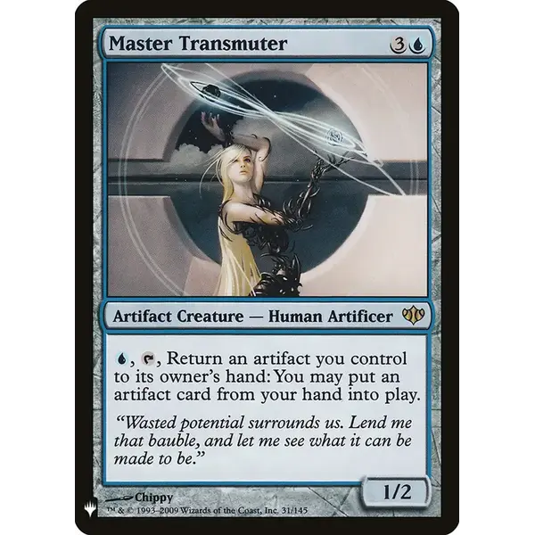 Magic: The Gathering Master Transmuter (031) Lightly Played