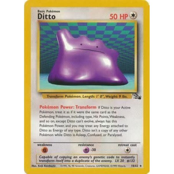 Pokemon Ditto (018) UNL Lightly Played