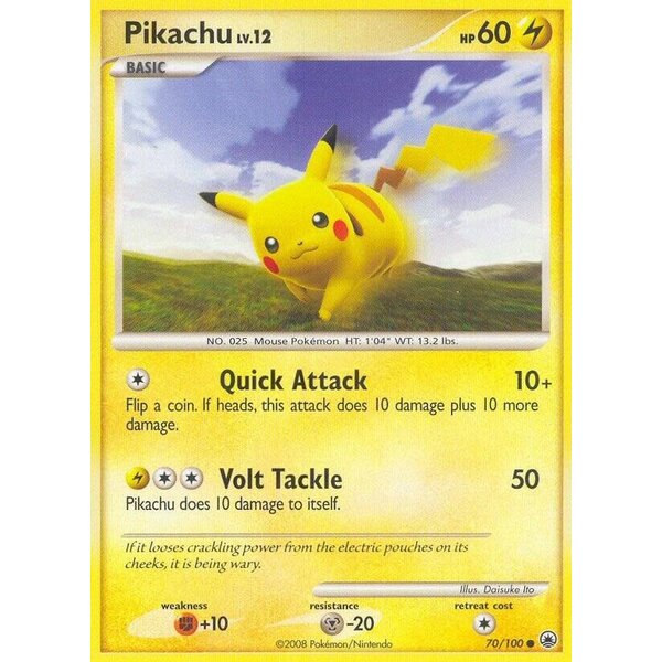 Pokemon Pikachu (070) Lightly Played