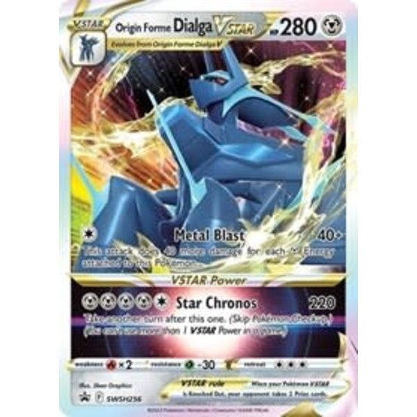 Pokemon Origin Forme Dialga VSTAR (SWSH256) Lightly Played Holofoil