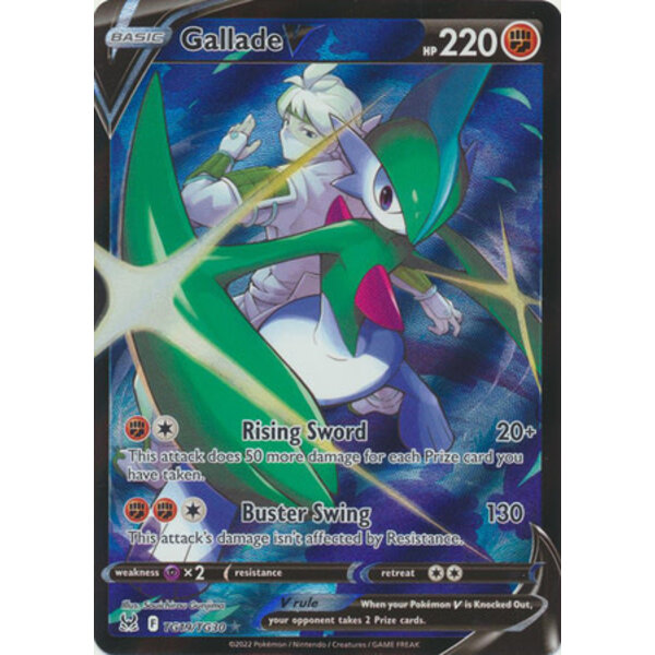 Pokemon Gallade V (TG19) Lightly Played Holofoil