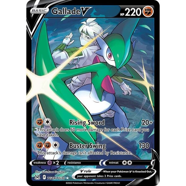 Pokemon Gallade V (TG19) Near Mint Holofoil