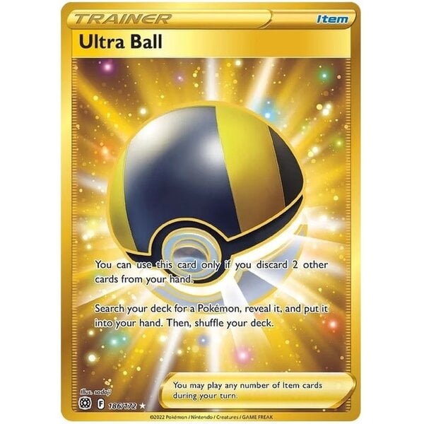 Pokemon Ultra Ball (Secret) (186) Near Mint Holofoil