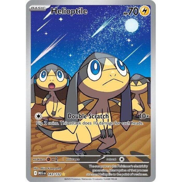 Pokemon Helioptile (143) Lightly Played Holofoil