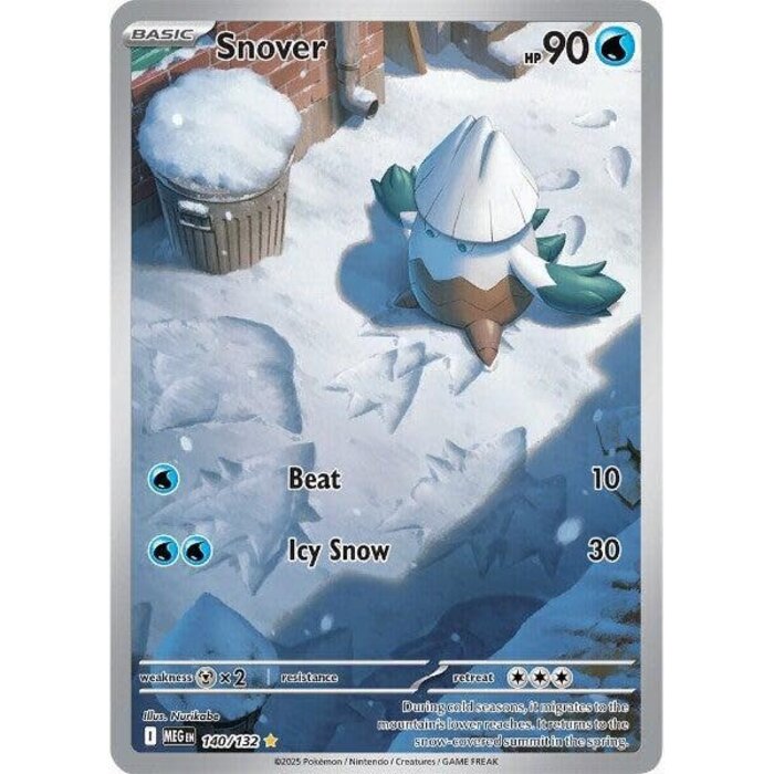 Pokemon Snover (140) Lightly Played Holofoil