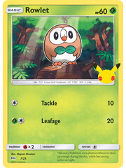 Pokemon Rowlet (007) Lightly Played Holofoil