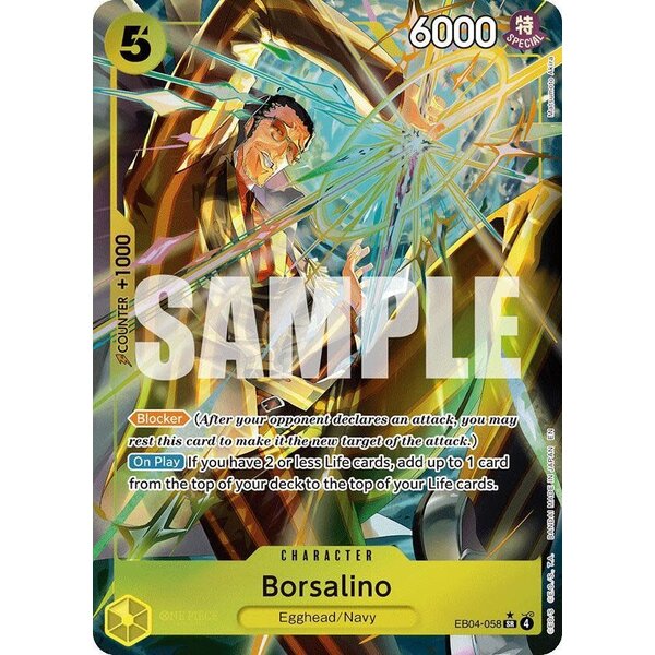 Bandai Borsalino (Alternate Art) (EB04-058) Near Mint