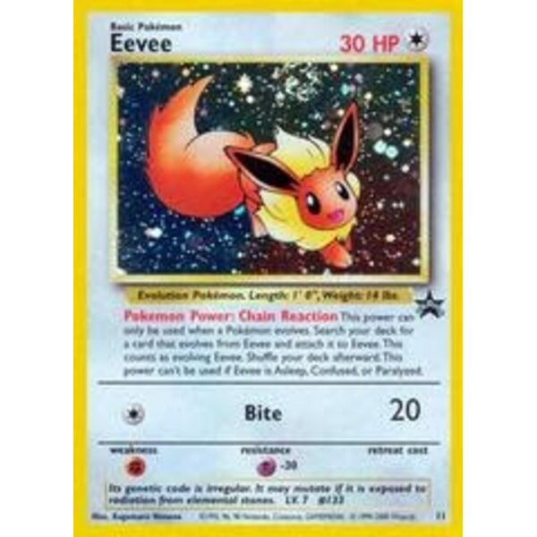 Pokemon Eevee (011) Moderately Played Holofoil
