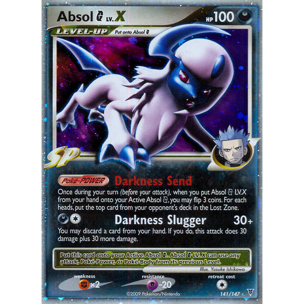 Pokemon Absol G Lv.X (141) Lightly Played Holofoil