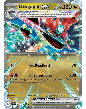 Pokemon Dragapult ex (160) Lightly Played Holofoil