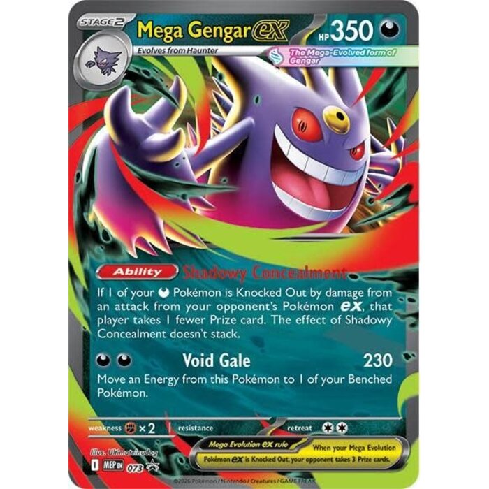 Pokemon Mega Gengar ex (073) Lightly Played Holofoil