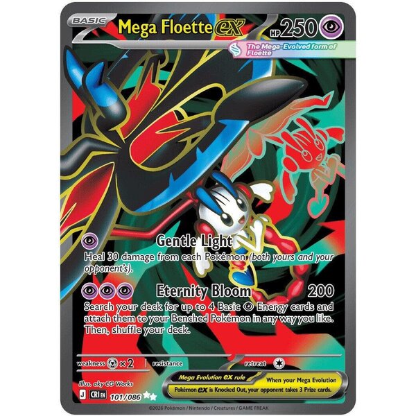 Pokemon Mega Floette ex (101) Lightly Played Holofoil