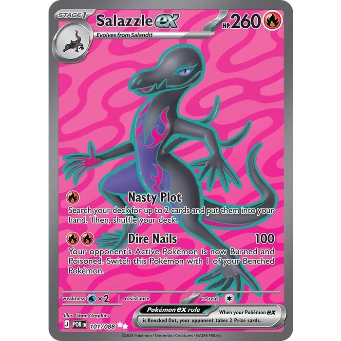 Pokemon Salazzle ex (101) Lightly Played Holofoil