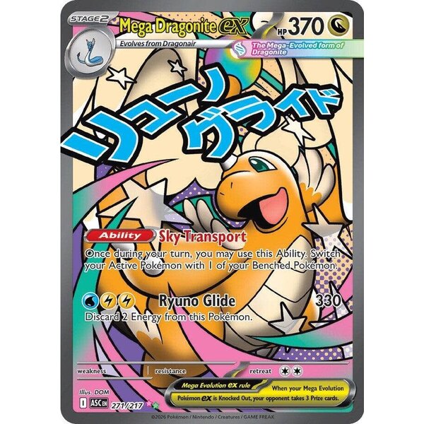 Pokemon Mega Dragonite ex (271) Near Mint Holofoil