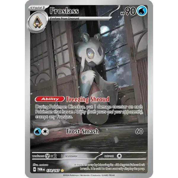 Pokemon Froslass  (174) Lightly Played Holofoil