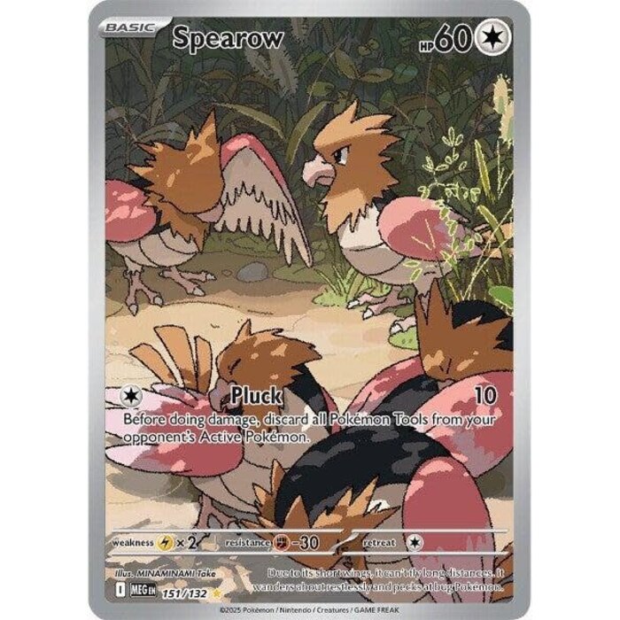 Pokemon Spearow (151) Lightly Played Holofoil