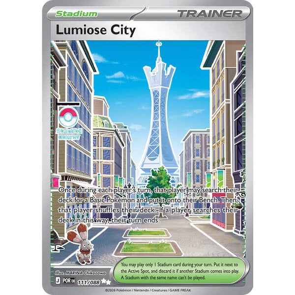 Pokemon Lumiose City (111) Lightly Played Holofoil