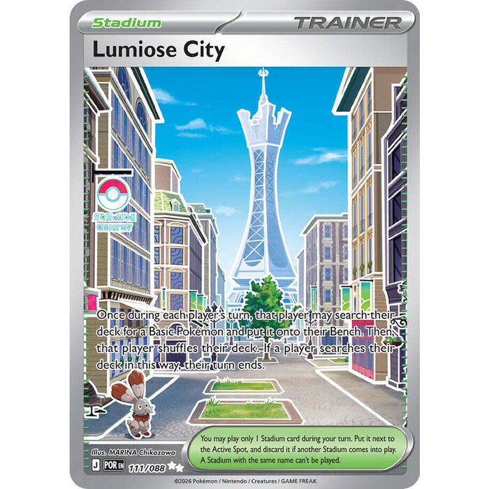 Pokemon Lumiose City (111) Lightly Played Holofoil
