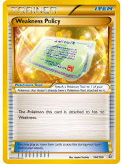 Pokemon Weakness Policy (Secret Rare) (164) Lightly Played Holofoil