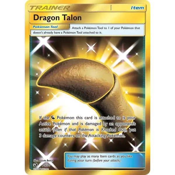 Pokemon Dragon Talon (Secret) (075) Lightly Played Holofoil