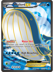 Pokemon Wailord EX (Full Art) (147) Damaged Holofoil