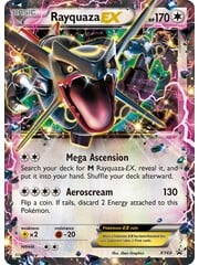 Pokemon Rayquaza EX (Shiny) (XY69) Damaged Holofoil