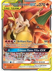 Pokemon Charizard & Braixen GX (022) Lightly Played Holofoil