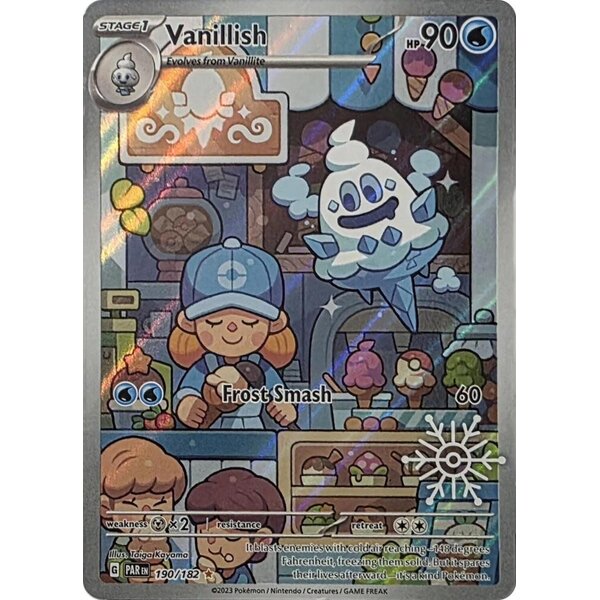 Pokemon Vanillish (Holiday Calendar) (190) Lightly Played Holofoil