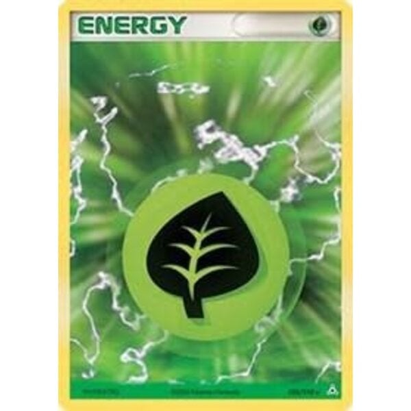 Pokemon Grass Energy (105) Damaged Holofoil