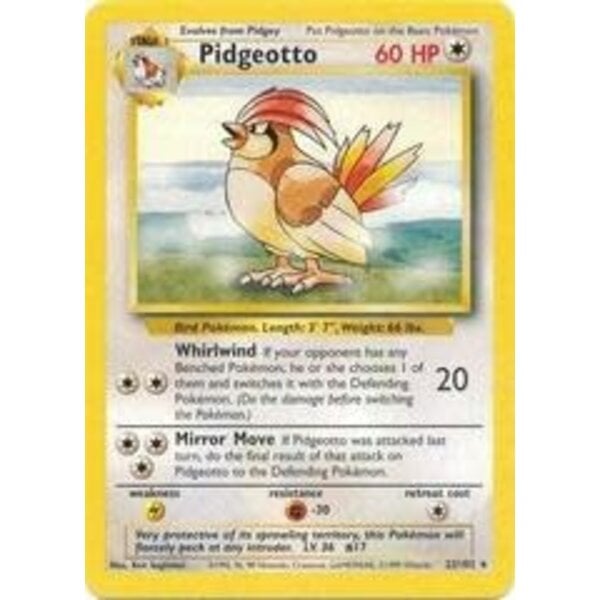 Pokemon Pidgeotto (022) UNL Lightly Played